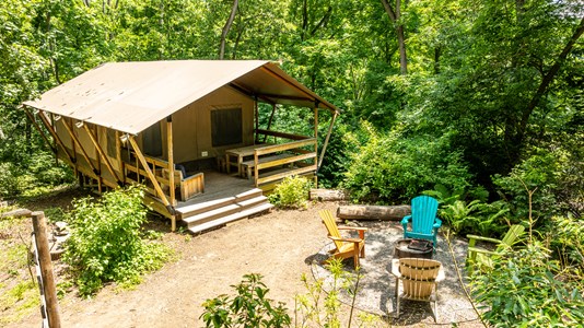Woody Tent and Fox Den Sun. thro Thur. Sept.