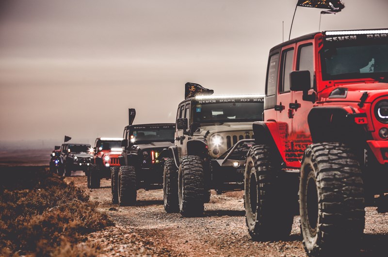 Great Smokey Mountain Jeep Invasion Photo