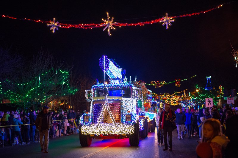 Fantasy of Lights Christmas Parade Event at the Pigeon