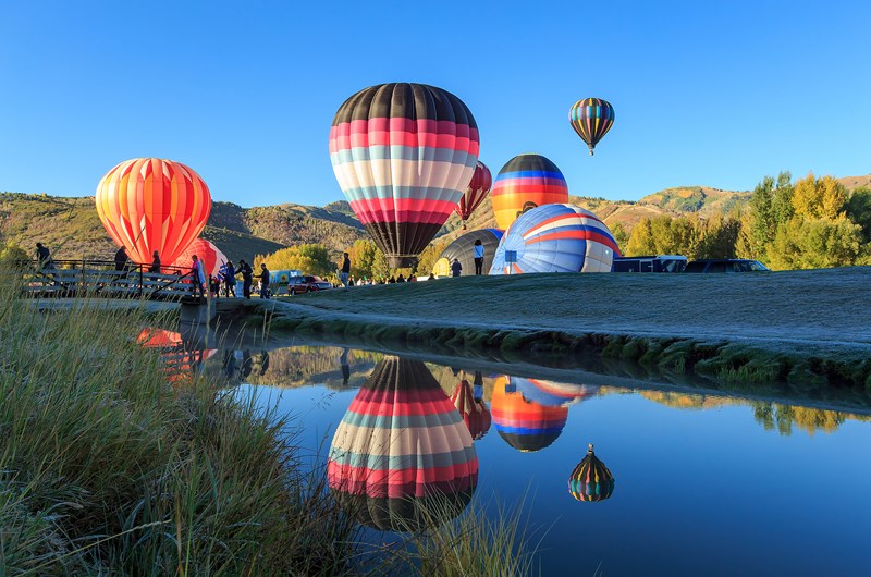 Great Smokey Mountain Hot Air Balloon Festival Event at the Pigeon