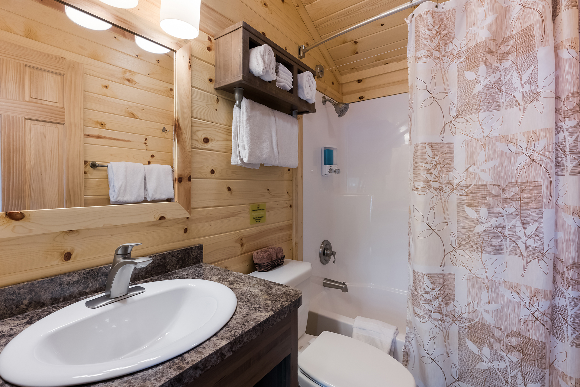 DC11_Deluxe Cabin, 2RM Near Rec (Full Bath with Tub & Shower) - Sleeps 8