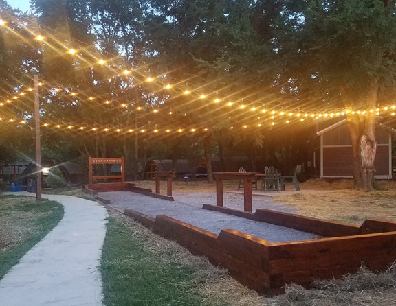 Corn Hole, Bocce Ball, Ladder Ball, Ring & Hook Game and Horse Shoes!