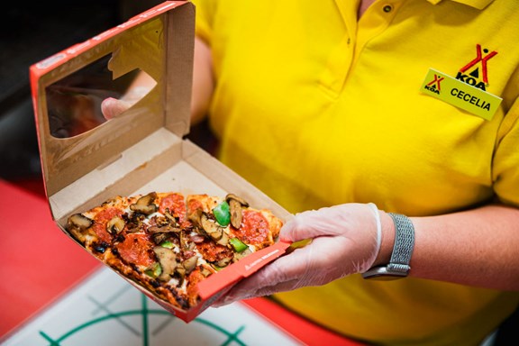 Pizza & Wings delivered to you ~ hot & fresh