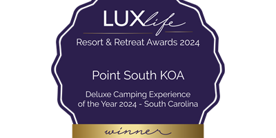 LUXlife ~ Deluxe Camping Experience of the Year ~ 2024