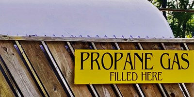 Propane Gas filled 8 am - 9 pm Daily