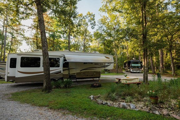 large 5th wheel & Motohome sites