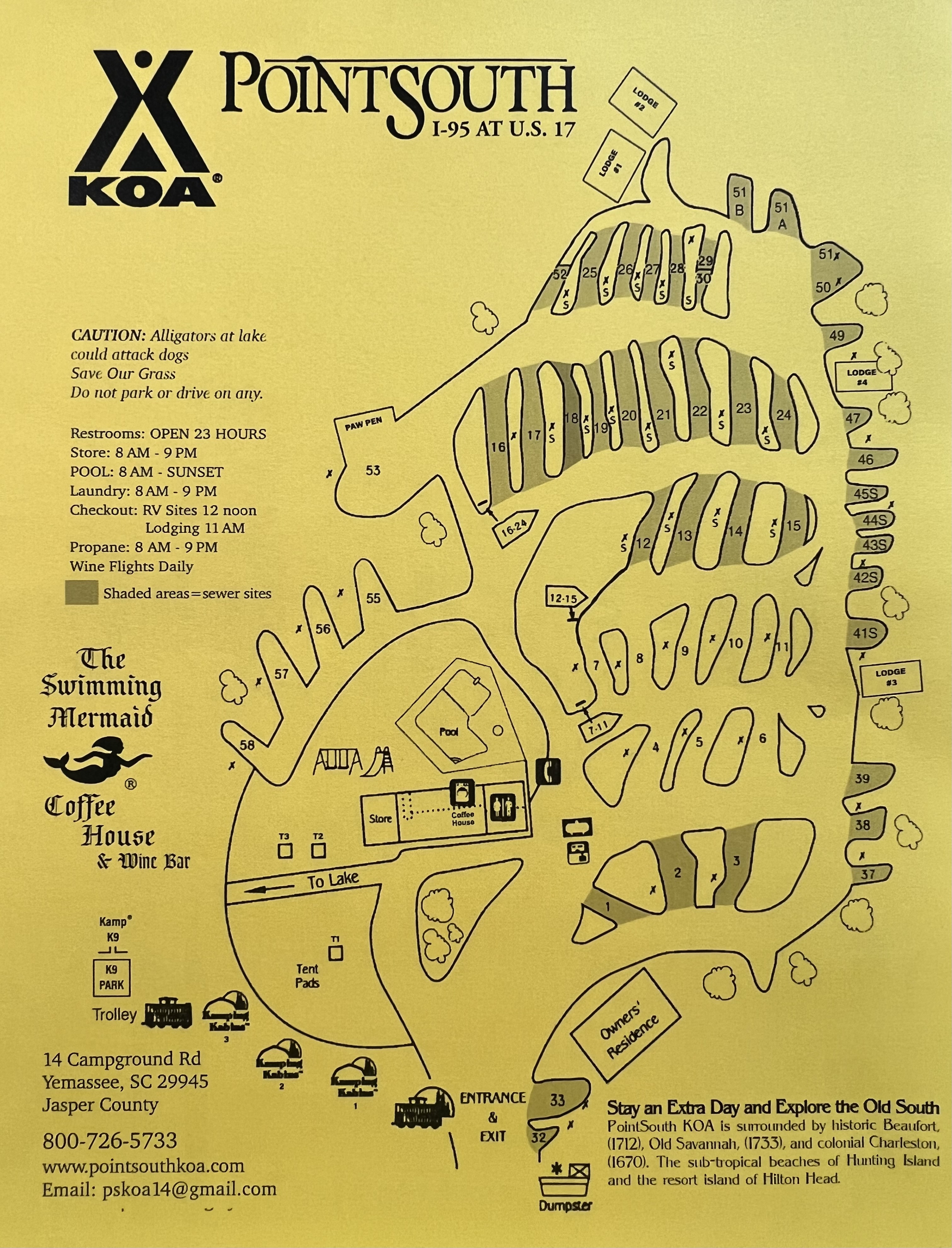 Campground Site Map
