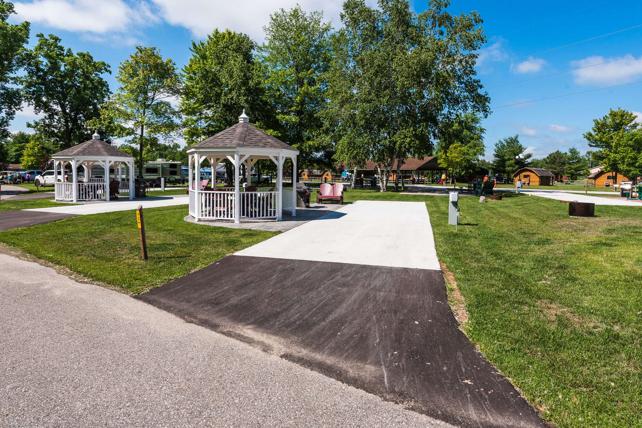 Full Hook up back in Gazebo Site