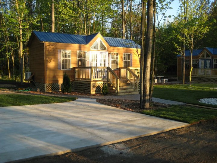 Outside of a Lodge L8