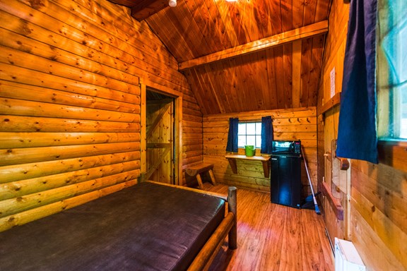 Two room upgraded rustic cabin