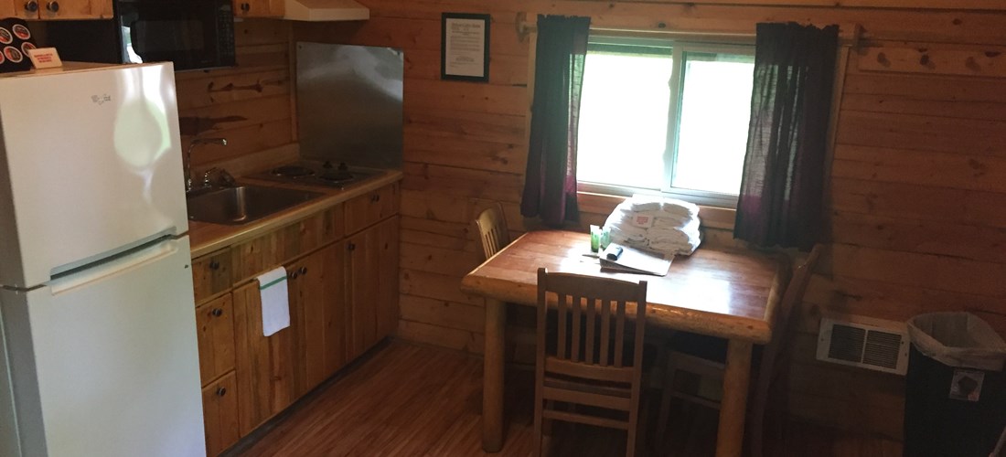Inside a cottage