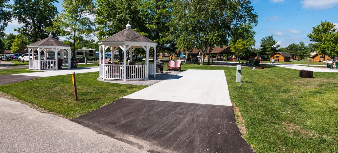 Full Hook up back in Gazebo Site