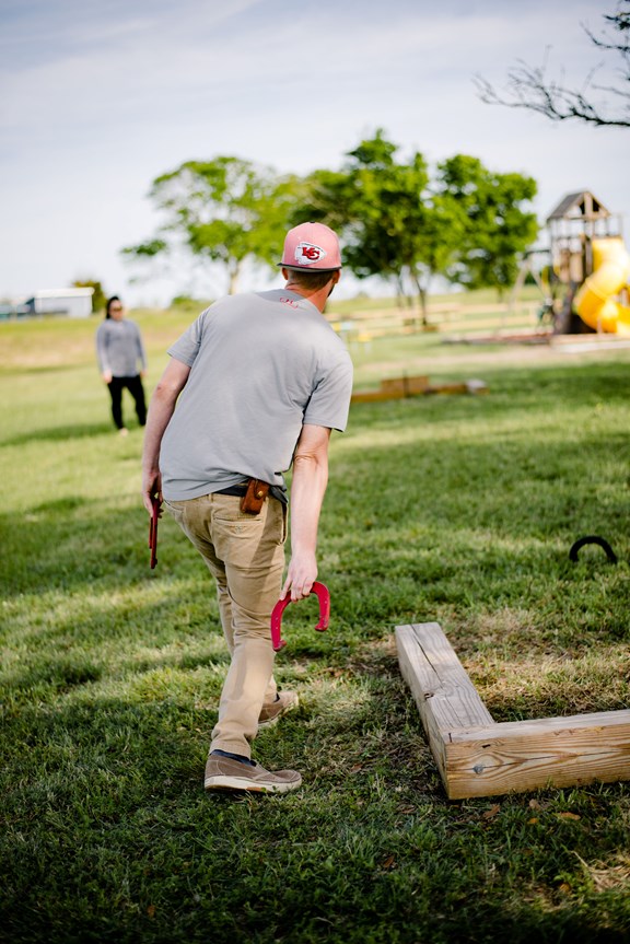 We Offer Horseshoe Pits and Horseshoes