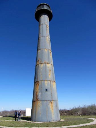 Matagorda Lighthouse on Matagorda Island