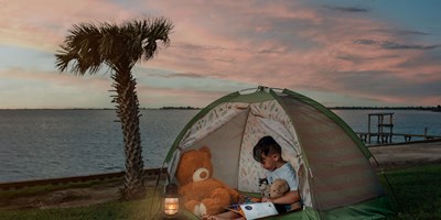 Beach Camping in Texas