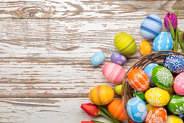 Easter Egg Coloring Photo