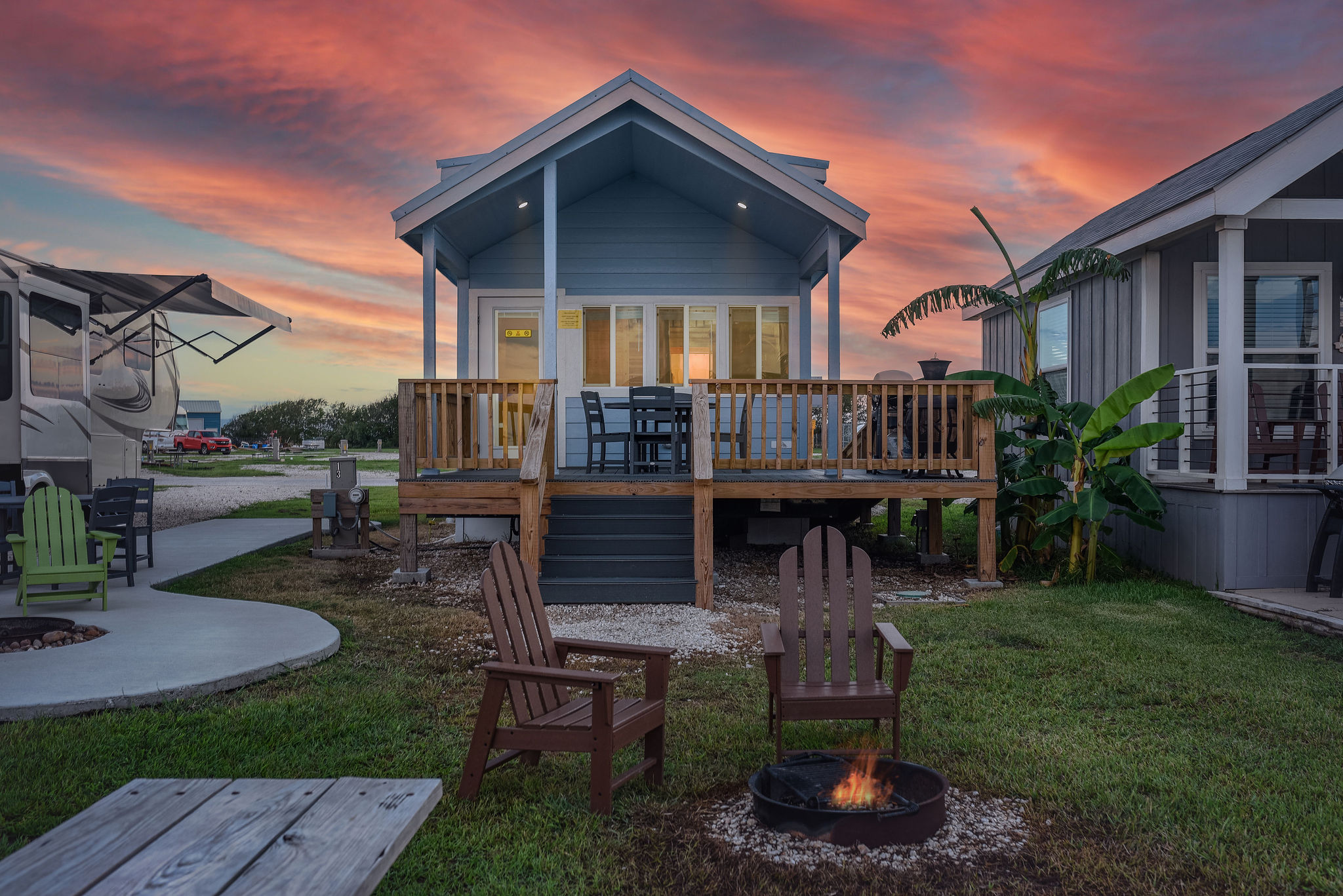 Luxury Cabin Rentals Port Lavaca/Matagorda Bay KOA Holiday