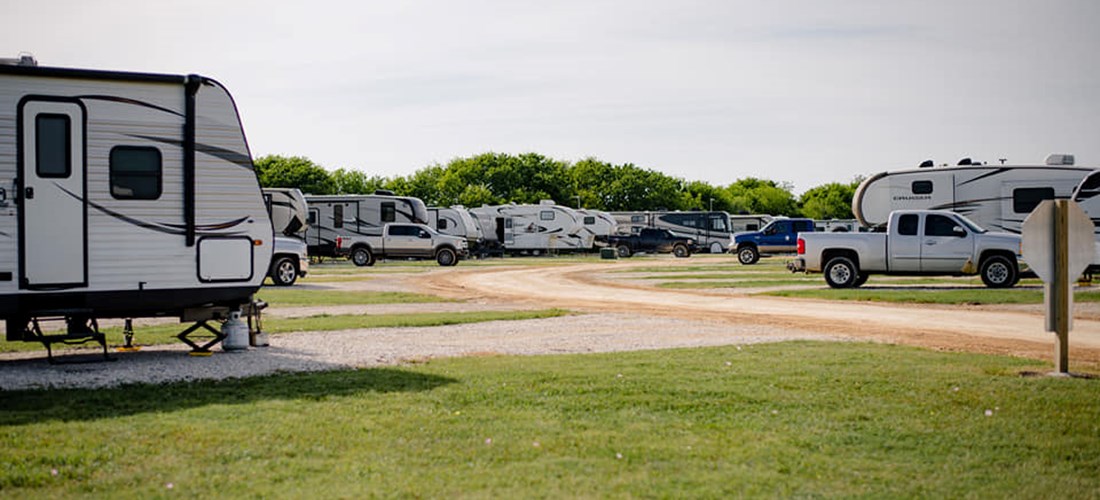 Exterior Back-In Sites make for a relaxing camping trip