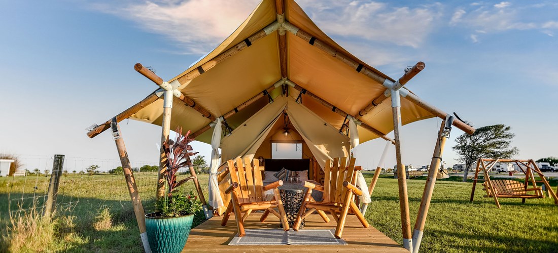 Secluded Waterfront Glamping Tent