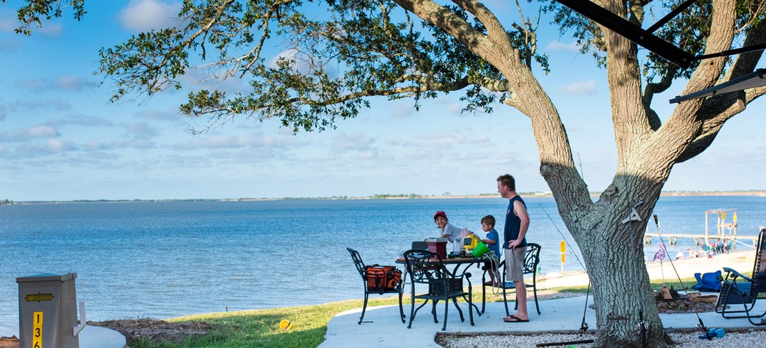 Water Front Patio SIte