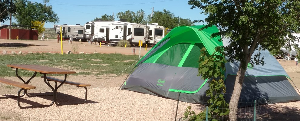 Tent Site with Electric