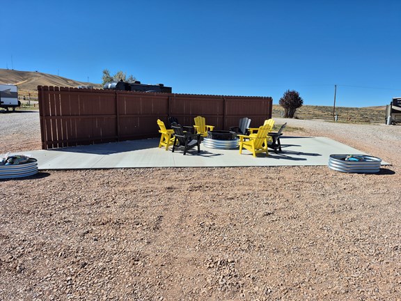 Enjoy our Fire Pit Patio