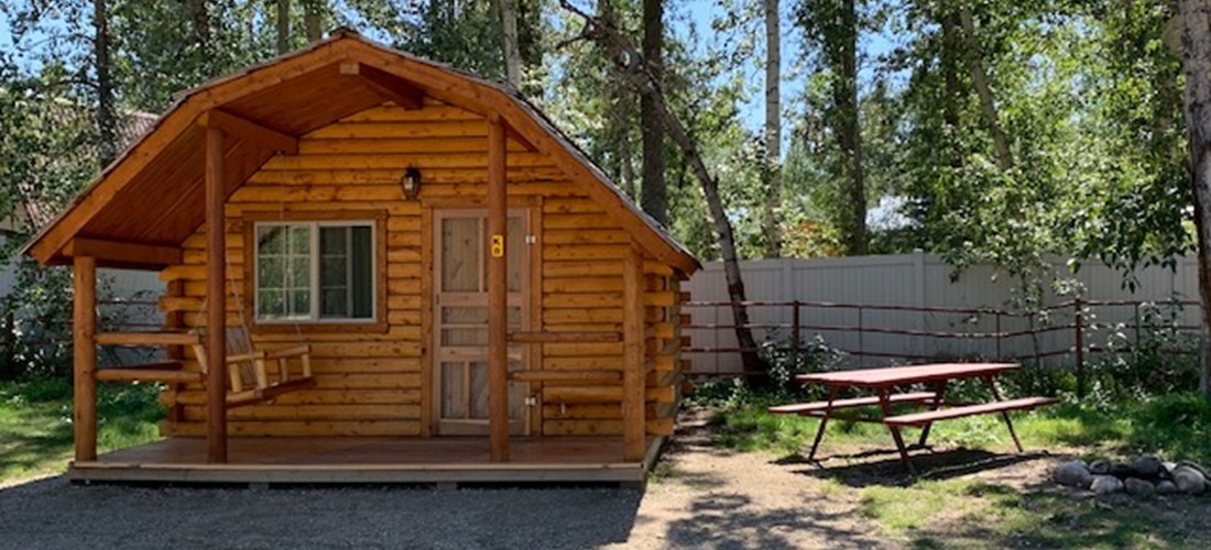 2 room rustic camping cabin