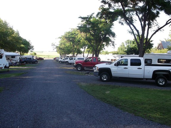 RV Sites on the West Side of the Park