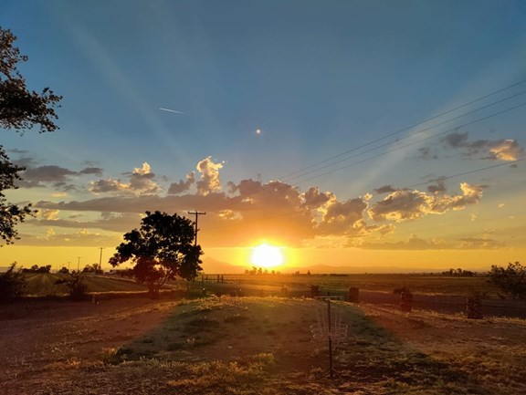 Stunning sunset