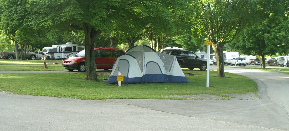 Mt. Vernon, Kentucky Tent Camping Sites | Renfro Valley KOA Holiday