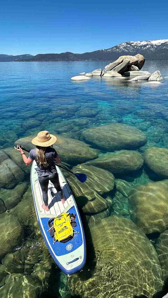 Paddleboarding Lake Tahoe