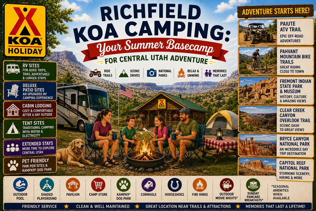 Your Summer Basecamp for Central Utah Adventure