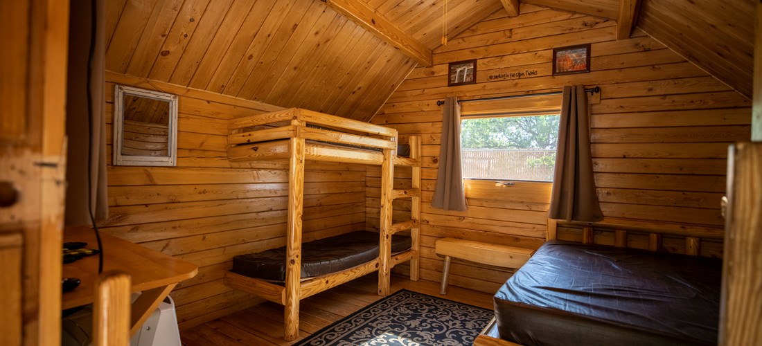 Richfield KOA Camping Cabin Interior