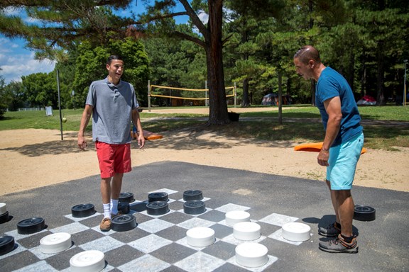 Life Size Checkers