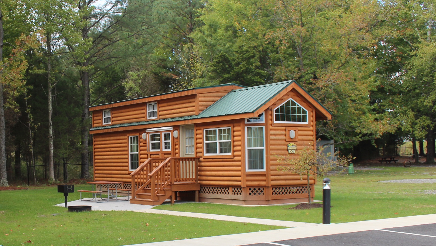 Deluxe Cabin (Two Full Bathrooms), Patio Standard Pictures Richmond