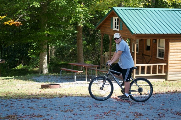 Ride around the campground