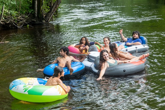 Grab some friends and head to the river!