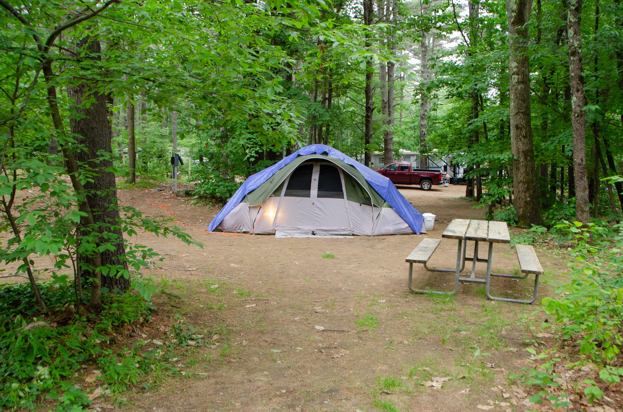 Lebanon, Maine Tent Camping Sites Lebanon KOA Holiday on Salmon Falls