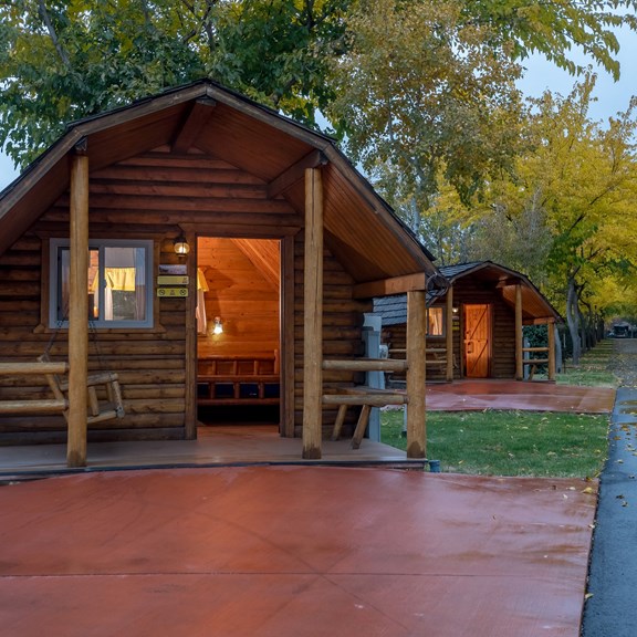 Cabins with Patios