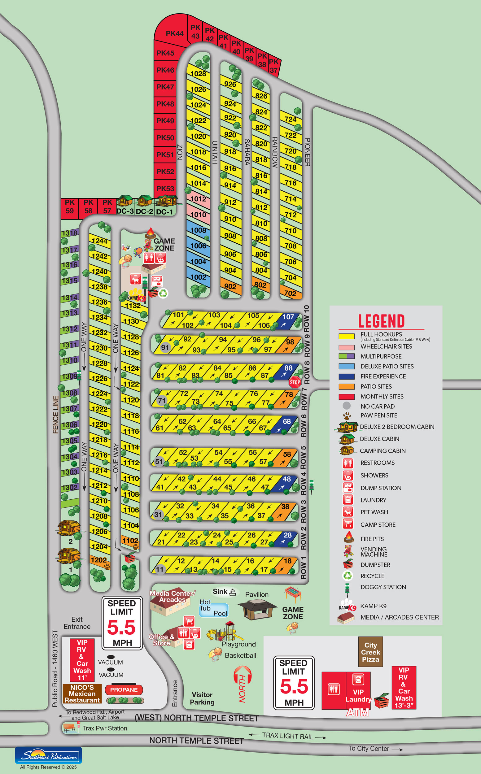 Campground Site Map