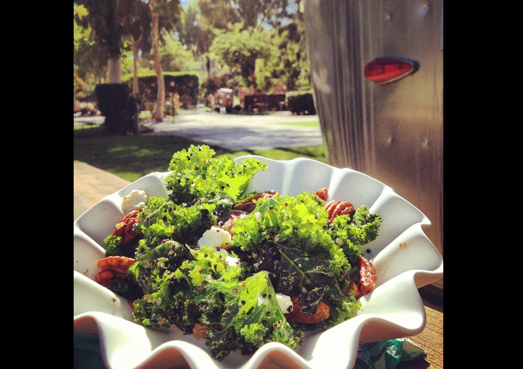 Camping Recipe: Overnight Kale Salad with Quinoa