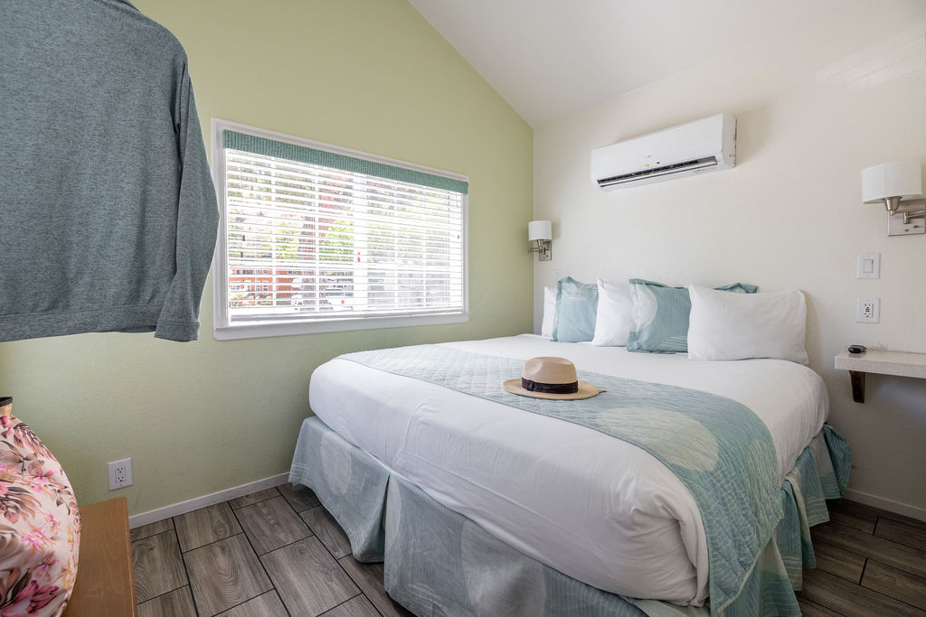 Main Bedroom in Poolside Deluxe Cabins