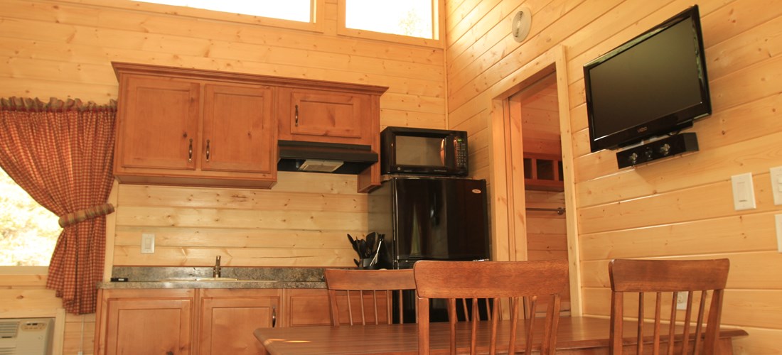 Loft Deluxe Cabin Kitchen