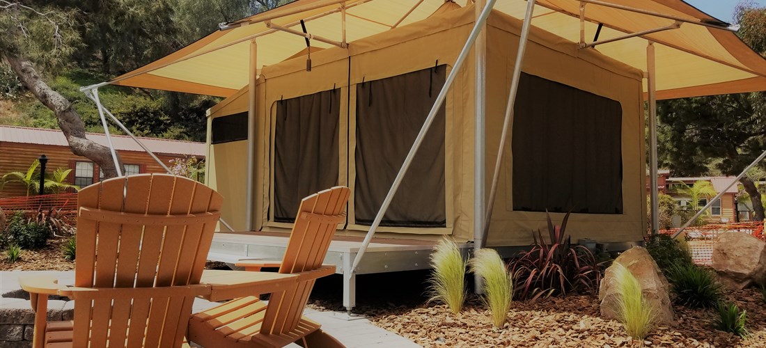 Our brand new Eco-Tents are great for your Glamping get-a-way!