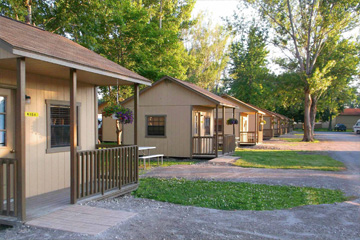 Deluxe Cabins in Sandusky Ohio Lodging in Sandusky KOA
