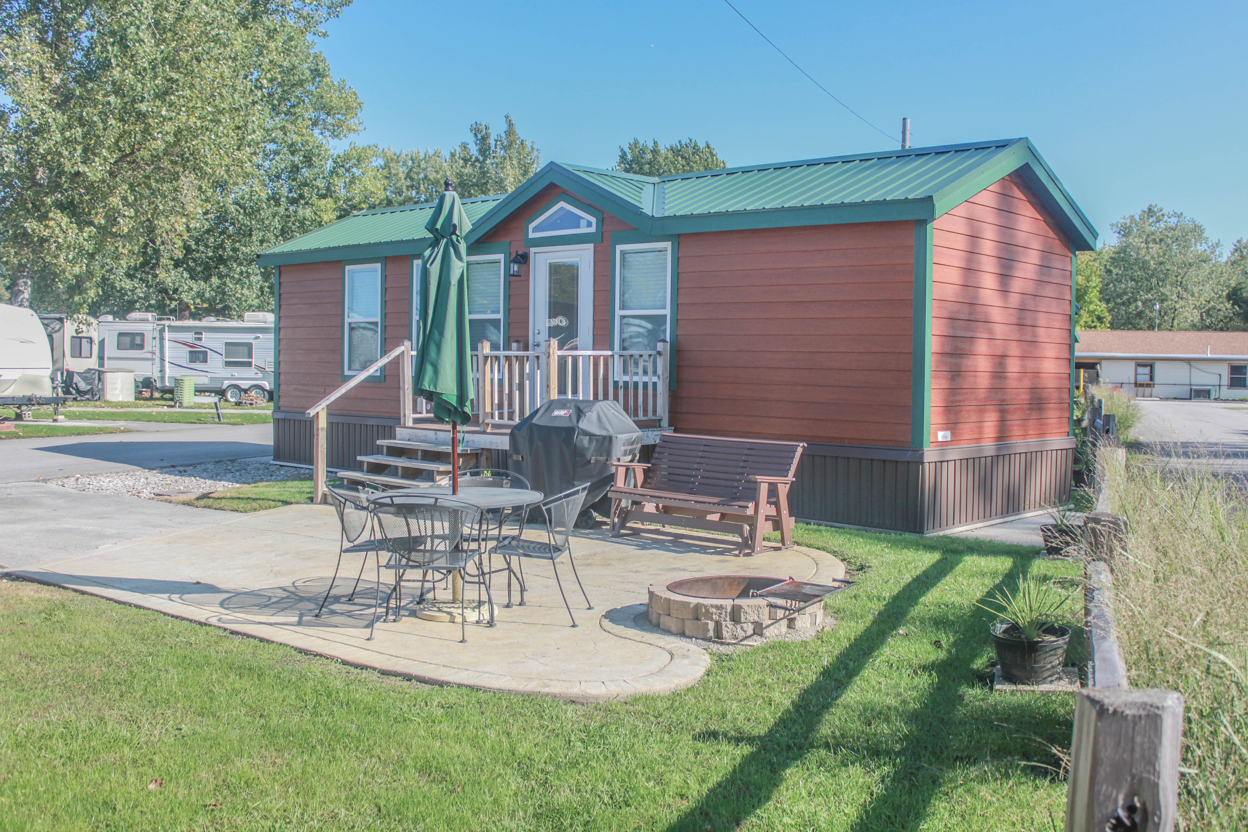 Deluxe Cabins in Sandusky Ohio Lodging in Sandusky KOA
