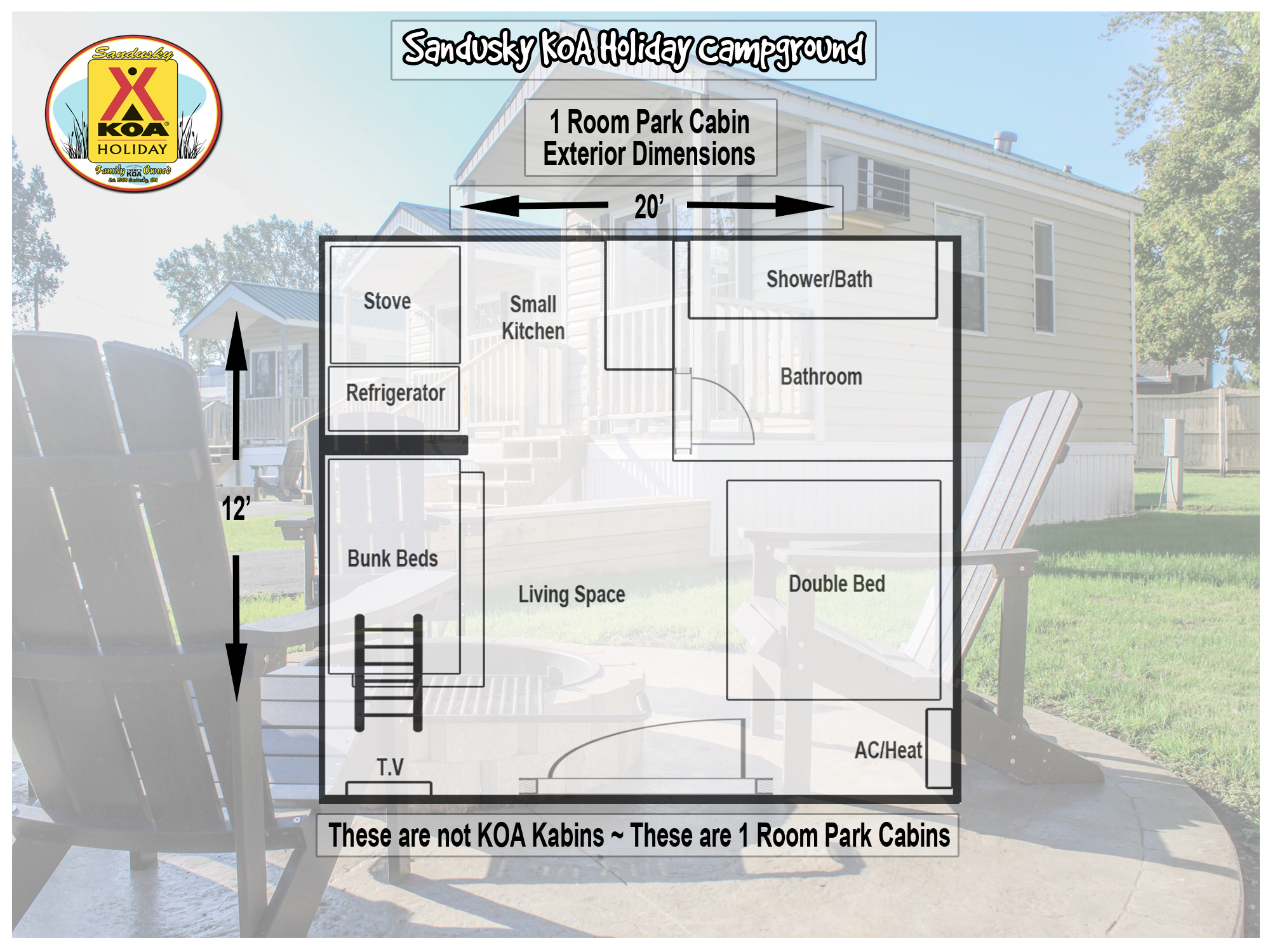 1 Room Park Cabin