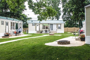 Sandusky Ohio Lodging Sandusky Bayshore Koa