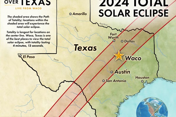 2024 TOTAL ECLIPSE OVER TEXAS Photo