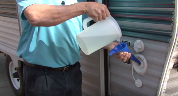 How to sanitize rv water system